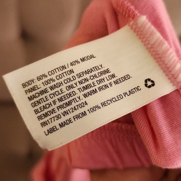 A New Day bubblegum pink barbiecore one ruffled shoulder top size large - Picture 3 of 8